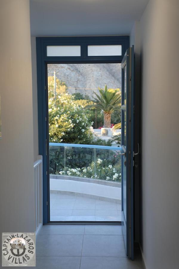 Located By The Sea One Beachfront Private Captain Lazaros Pool Villa With Loft In 750Sqm Spacious Private Plot-Jacuzzi-Sunrelax-Furnished Terace-Gazebo-Private Parking,Sleep 3 Adults And 2 Children, Just Steps From The Black Beach-Seaview Perissa  Exterior foto